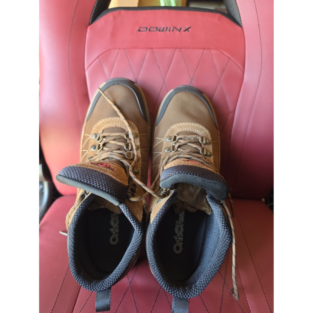 Orthofeel Sorrento Sneakers, Size 11 Brown